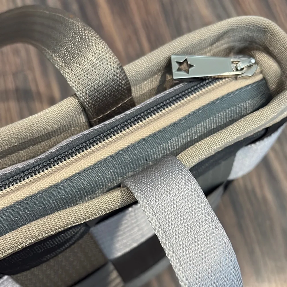 Harvey’s Woven Tree-Cycle Tote Bag in Neutral Tones